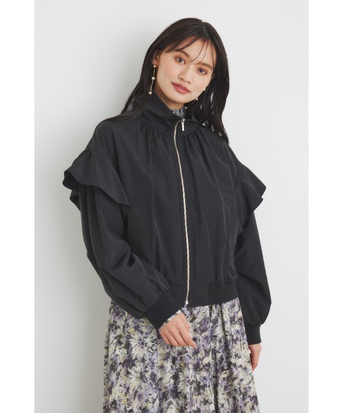 【セール】フリルショルダー2WAYブルゾン（ブルゾン）｜rienda（リエンダ）