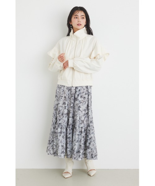 【セール】フリルショルダー2WAYブルゾン（ブルゾン）｜rienda（リエンダ）