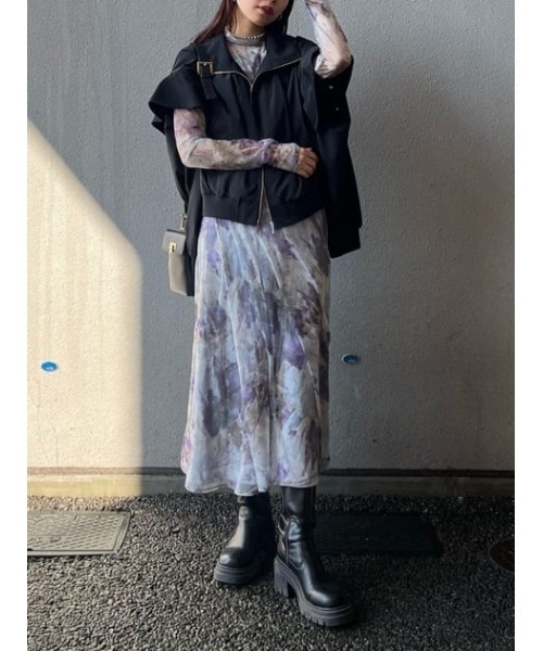 【セール】フリルショルダー2WAYブルゾン（ブルゾン）｜rienda（リエンダ）