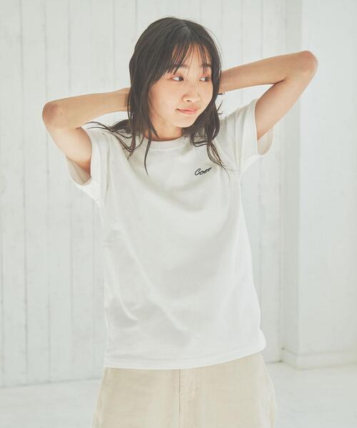 レディース服まとめ売りコーデ売り⑥春夏服　大人カジュアル　新品ロゴT コーエン セール】オーガンジーベストセットロゴTシャツ（Tシャツ