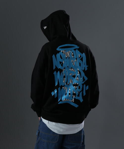 NEW ERA(ニューエラ)の「【×NEW ERA/ニューエラ】2023SS スウェット プルオーバー フーディ / SWEAT PULL OVER HOODIE / アヴィレックス/ AVIREX(パーカー・メンズ・ブラック/ホワイト・MEDIUM/LARGE/X-LARGE)」の15枚目の写真