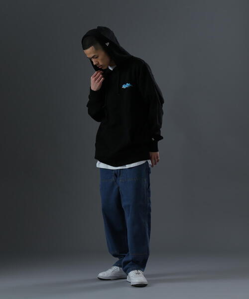 NEW ERA(ニューエラ)の「【×NEW ERA/ニューエラ】2023SS スウェット プルオーバー フーディ / SWEAT PULL OVER HOODIE / アヴィレックス/ AVIREX(パーカー・メンズ・ブラック/ホワイト・MEDIUM/LARGE/X-LARGE)」の16枚目の写真