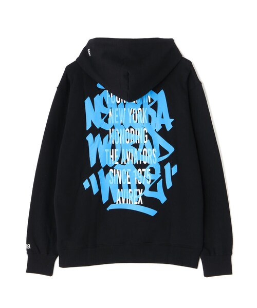 NEW ERA(ニューエラ)の「【×NEW ERA/ニューエラ】2023SS スウェット プルオーバー フーディ / SWEAT PULL OVER HOODIE / アヴィレックス/ AVIREX(パーカー・メンズ・ブラック/ホワイト・MEDIUM/LARGE/X-LARGE)」の12枚目の写真