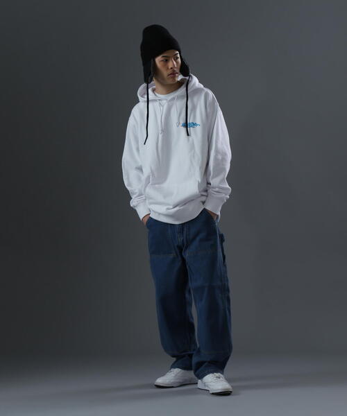 NEW ERA(ニューエラ)の「【×NEW ERA/ニューエラ】2023SS スウェット プルオーバー フーディ / SWEAT PULL OVER HOODIE / アヴィレックス/ AVIREX(パーカー・メンズ・ブラック/ホワイト・MEDIUM/LARGE/X-LARGE)」の9枚目の写真