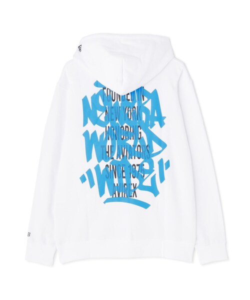 NEW ERA(ニューエラ)の「【×NEW ERA/ニューエラ】2023SS スウェット プルオーバー フーディ / SWEAT PULL OVER HOODIE / アヴィレックス/ AVIREX(パーカー・メンズ・ブラック/ホワイト・MEDIUM/LARGE/X-LARGE)」の4枚目の写真