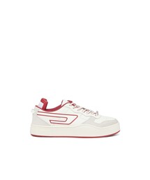 DIESEL | メンズ レザー スウェード ローカットスニーカー(スニーカー)