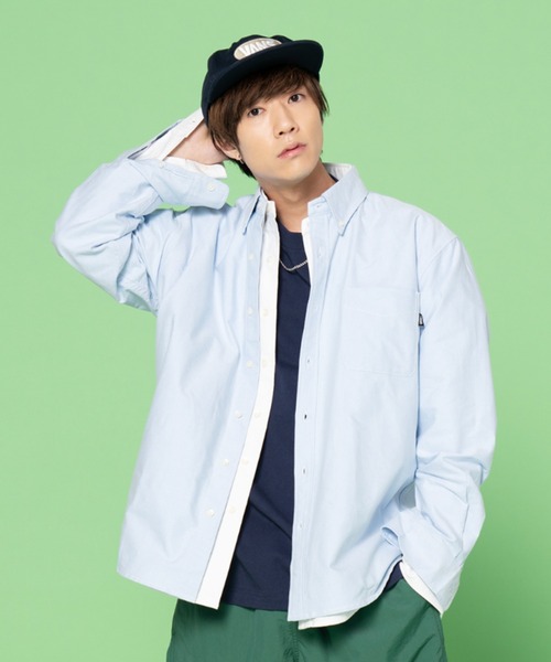 VANS（バンズ）の「VANS ヴァンズ M B.D.WIDE L SHT ロングスリーブ 123R1070101 SAX（Tシャツ/カットソー・メンズ・ブルー・SMALL/MEDIUM/LARGE/X-LARGE）」の3枚目の写真