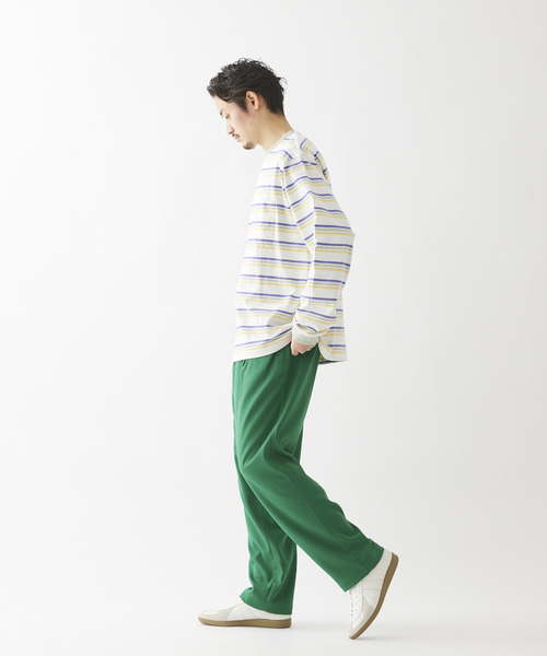 JOURNAL STANDARD relume(ジャーナルスタンダード レリューム)の「Relume Jeans マルチボーダー ロングスリーブTシャツ(Tシャツ/カットソー・メンズ・ホワイト/ブラウン/サックスブルー・MEDIUM/LARGE)」の16枚目の写真