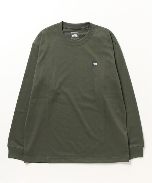 THE NORTH FACE(ザノースフェイス)の「ザ ノース フェイス THE NORTH FACE L/S Small Box Logo Tee_ロングスリーブスモールボックスロゴティー(Tシャツ/カットソー・メンズ・ネイビー/ブラック/グリーン/ホワイト・LL/M/L/S)」の3枚目の写真