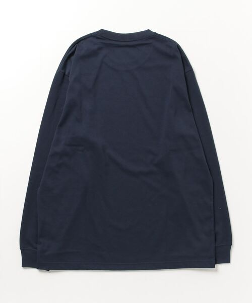 THE NORTH FACE(ザノースフェイス)の「ザ ノース フェイス THE NORTH FACE L/S Small Box Logo Tee_ロングスリーブスモールボックスロゴティー(Tシャツ/カットソー・メンズ・ネイビー/ブラック/グリーン/ホワイト・LL/M/L/S)」の5枚目の写真