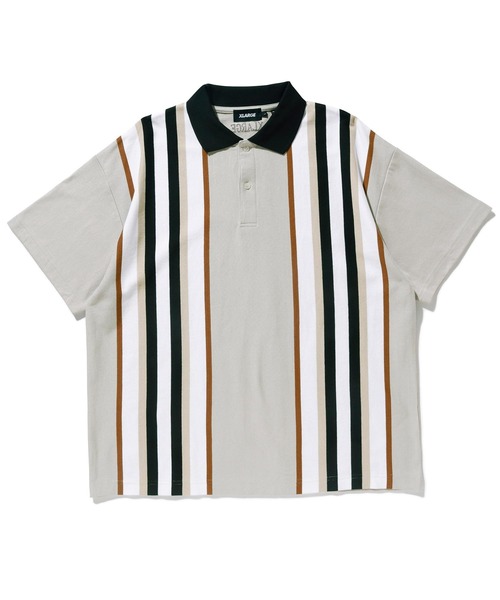 XLARGE（エクストララージ）の「JACQUARD KNIT POLO SHIRT（ポロシャツ・メンズ・ブラック/ライトピンク/ベージュ・S/M/L/XL）」の2枚目の写真