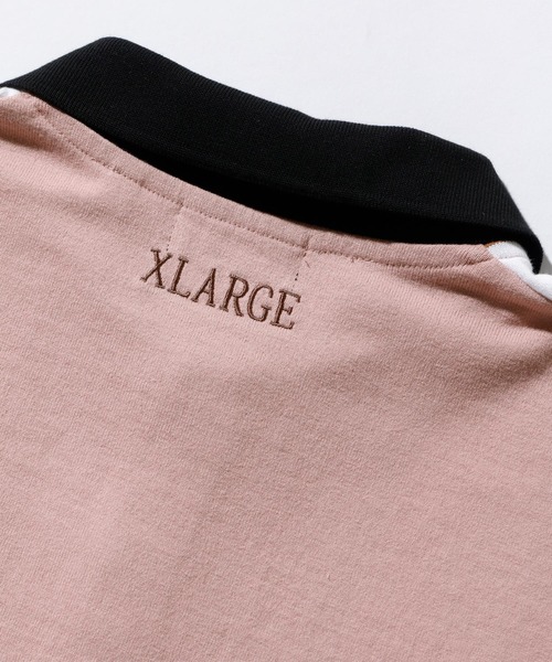 XLARGE（エクストララージ）の「JACQUARD KNIT POLO SHIRT（ポロシャツ・メンズ・ブラック/ライトピンク/ベージュ・S/M/L/XL）」の6枚目の写真