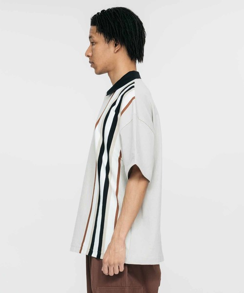 XLARGE（エクストララージ）の「JACQUARD KNIT POLO SHIRT（ポロシャツ・メンズ・ブラック/ライトピンク/ベージュ・S/M/L/XL）」の19枚目の写真