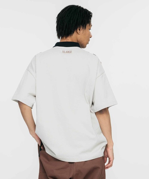 XLARGE（エクストララージ）の「JACQUARD KNIT POLO SHIRT（ポロシャツ・メンズ・ブラック/ライトピンク/ベージュ・S/M/L/XL）」の18枚目の写真