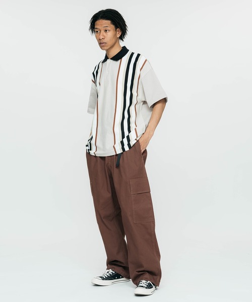 XLARGE（エクストララージ）の「JACQUARD KNIT POLO SHIRT（ポロシャツ・メンズ・ブラック/ライトピンク/ベージュ・S/M/L/XL）」の17枚目の写真