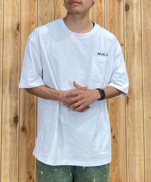 RVCA/ルーカ オーバーサイズ バックプリントTシャツ/ポケットTシャツ/半袖Tシャツ BD041-229