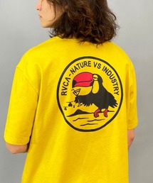 RVCA/ルーカ オーバーサイズ バックプリントTシャツ/ポケットTシャツ/半袖Tシャツ BD041-229