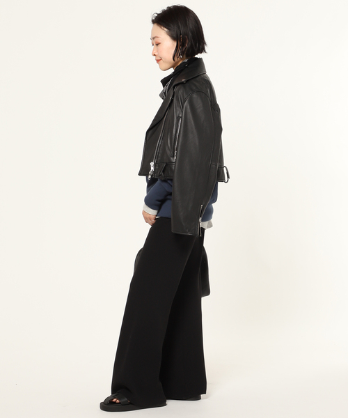 AP STUDIO（エーピーストゥディオ）の「《追加》エラスティックパンツ（その他パンツ・レディース・アイボリー/ブラック・38/36/34）」の3枚目の写真