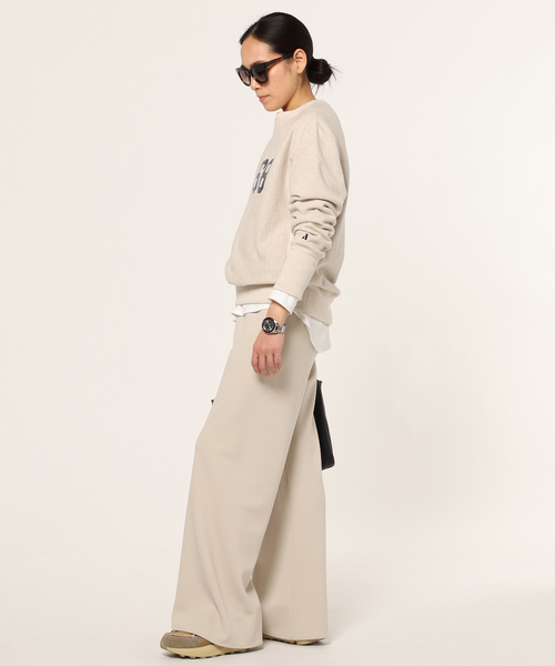 AP STUDIO（エーピーストゥディオ）の「《追加》エラスティックパンツ（その他パンツ・レディース・アイボリー/ブラック・38/36/34）」の12枚目の写真