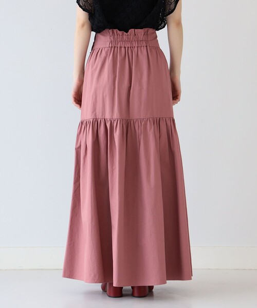 Ray BEAMS(レイビームス)の「Ray BEAMS / ラウンド ギャザー フレア スカート(スカート・レディース・グレー/ピンク・0/1)」の12枚目の写真