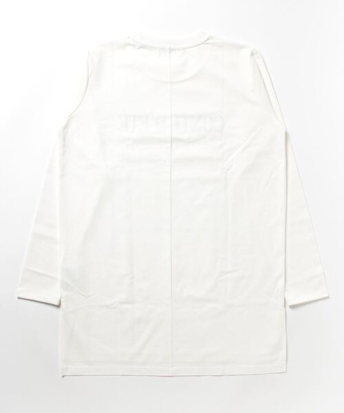 Elura(エルーラ)の「長袖ロゴTシャツ(Tシャツ/カットソー・レディース・ホワイト/チャコールグレー・MEDIUM/LARGE)」の22枚目の写真