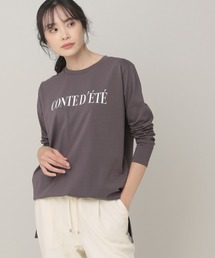 長袖ロゴTシャツ