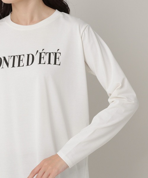 Elura(エルーラ)の「長袖ロゴTシャツ(Tシャツ/カットソー・レディース・ホワイト/チャコールグレー・MEDIUM/LARGE)」の17枚目の写真