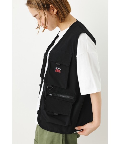 RODEO CROWNS WIDE BOWL（ロデオクラウンズワイドボウル）の「O/D アクティブベスト（ベスト・レディース・カーキ/ブラック・FREE）」の5枚目の写真