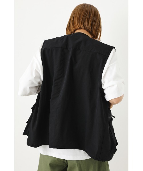 RODEO CROWNS WIDE BOWL（ロデオクラウンズワイドボウル）の「O/D アクティブベスト（ベスト・レディース・カーキ/ブラック・FREE）」の6枚目の写真