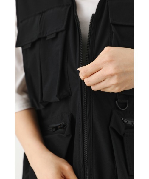 RODEO CROWNS WIDE BOWL（ロデオクラウンズワイドボウル）の「O/D アクティブベスト（ベスト・レディース・カーキ/ブラック・FREE）」の7枚目の写真