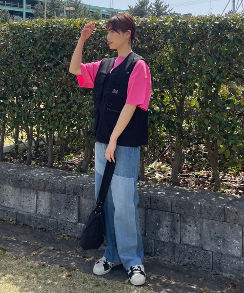 RODEO CROWNS WIDE BOWL（ロデオクラウンズワイドボウル）の「O/D アクティブベスト（ベスト・レディース・カーキ/ブラック・FREE）」の17枚目の写真