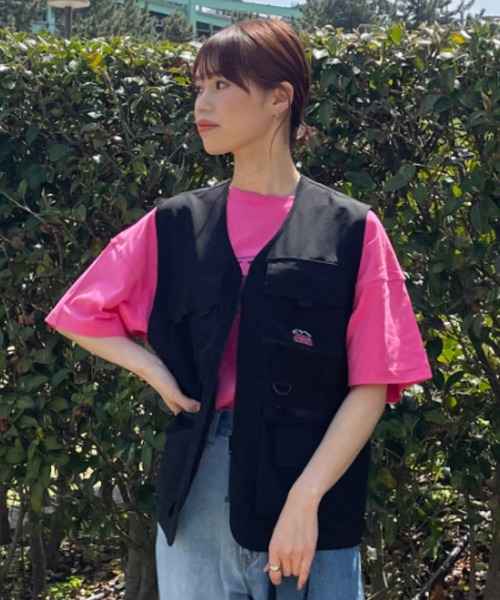 RODEO CROWNS WIDE BOWL（ロデオクラウンズワイドボウル）の「O/D アクティブベスト（ベスト・レディース・カーキ/ブラック・FREE）」の20枚目の写真