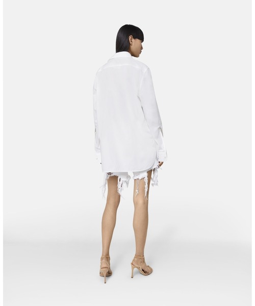 STELLA McCARTNEY（ステラマッカートニー）の「Mission Sheep Print Oxford Shirt / ミッション シープ プリント オックスフォードシャツ（シャツ/ブラウス・レディース・ホワイト・36）」の3枚目の写真