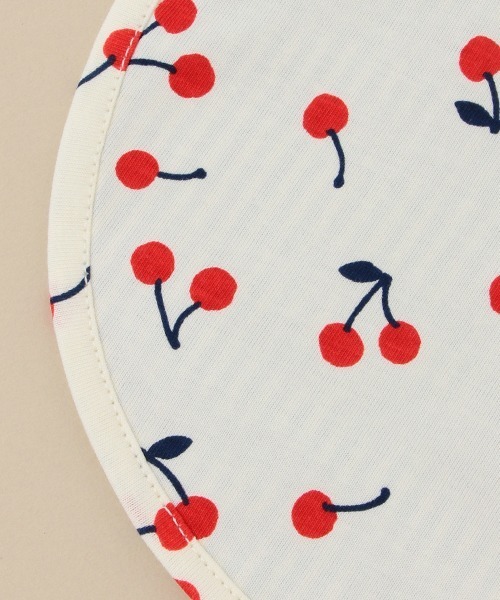 baby cheer（ベイビーチアー）の「さくらんぼスタイ（スタイ/よだれかけ・キッズ・レッド・FREE）」の6枚目の写真