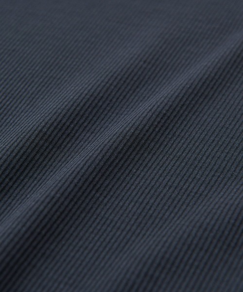 RIVE DROITE（リヴドロワ）の「MONN.:. (モン)/テレコ５分袖Tシャツ（Tシャツ/カットソー・レディース・オフホワイト/ブラック/ネイビー・FREE）」の17枚目の写真