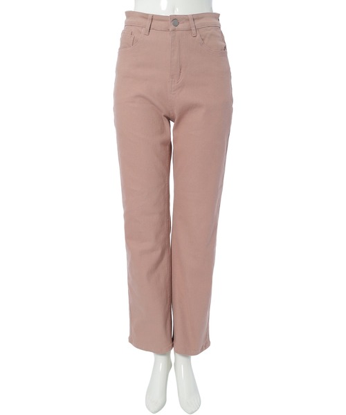 Edit Sheen(エディットシーン)の「ミラクルストレッチカラーツイルストレートパンツ(デニムパンツ・レディース・ピンク/ベージュ/ブラック・S/M/L)」の20枚目の写真
