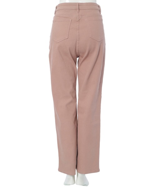 Edit Sheen(エディットシーン)の「ミラクルストレッチカラーツイルストレートパンツ(デニムパンツ・レディース・ピンク/ベージュ/ブラック・S/M/L)」の22枚目の写真