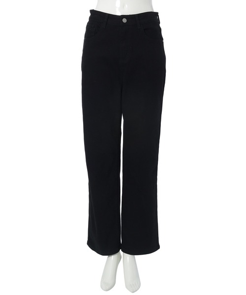 Edit Sheen(エディットシーン)の「ミラクルストレッチカラーツイルストレートパンツ(デニムパンツ・レディース・ピンク/ベージュ/ブラック・S/M/L)」の17枚目の写真