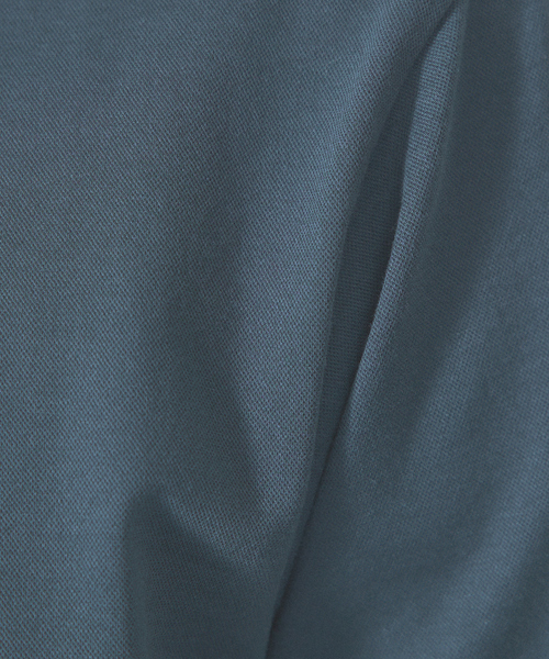 ABAHOUSE GRAY(アバハウスグレイ)の「【マイクロ鹿の子】シルケット Vネック Tシャツ(Tシャツ/カットソー・メンズ・ブルー/グリーン/ネイビー/ブラック/ホワイト/グレイッシュベージュ・46/48/50)」の15枚目の写真