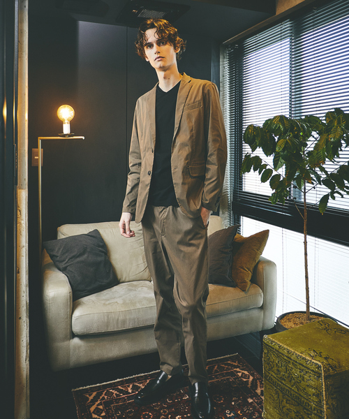 ABAHOUSE GRAY(アバハウスグレイ)の「【マイクロ鹿の子】シルケット Vネック Tシャツ(Tシャツ/カットソー・メンズ・ブルー/グリーン/ネイビー/ブラック/ホワイト/グレイッシュベージュ・46/48/50)」の21枚目の写真