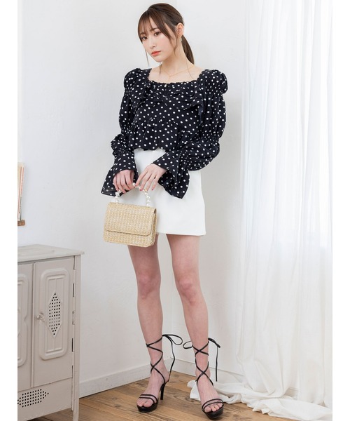 DURAS（デュラス）の「タックショートパンツ（その他パンツ・レディース・ホワイト/パープル/ブラック・MEDIUM/SMALL）」の5枚目の写真