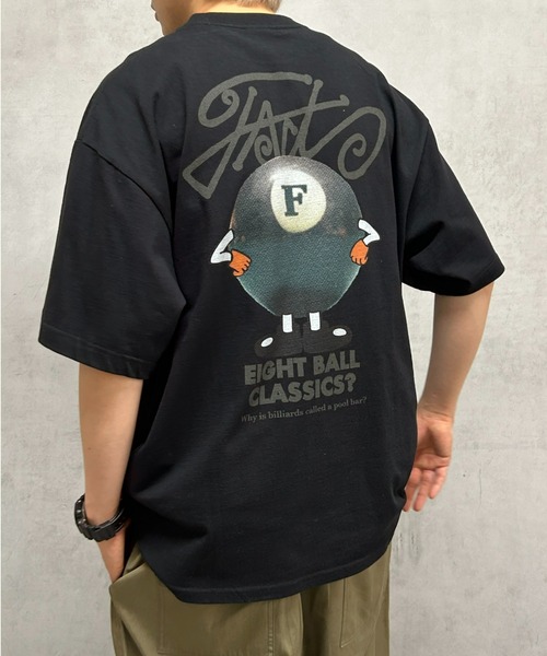 WHO'S WHO gallery(フーズフーギャラリー)の「COOPER FACTビリヤードフォトビッグTEE(Tシャツ/カットソー・レディース・ブラック/ホワイト/ベージュ/ネイビー/チャコールグレー・FREE)」の11枚目の写真