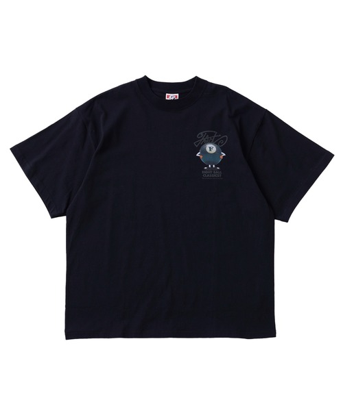 WHO'S WHO gallery(フーズフーギャラリー)の「COOPER FACTビリヤードフォトビッグTEE(Tシャツ/カットソー・レディース・ブラック/ホワイト/ベージュ/ネイビー/チャコールグレー・FREE)」の12枚目の写真