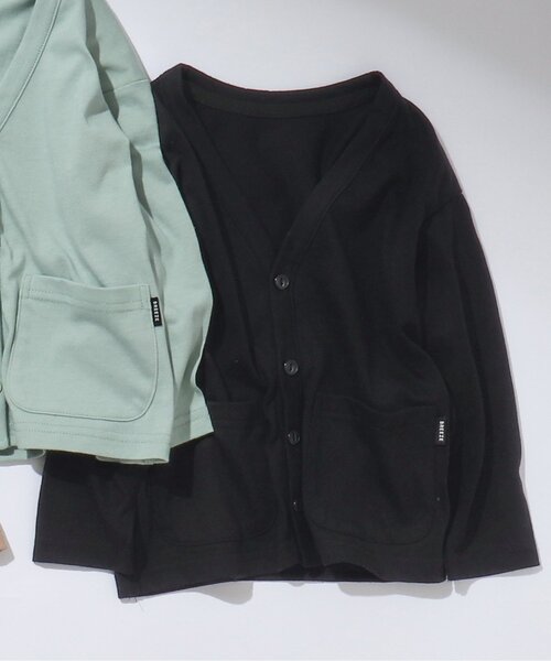 BREEZE（ブリーズ）の「ＵＶカットカーディガン（カーディガン/ボレロ・キッズ・ラベンダー/アイボリー/ミント/ブラウン/ブラック・100/110/140/80/120/130/90）」の3枚目の写真