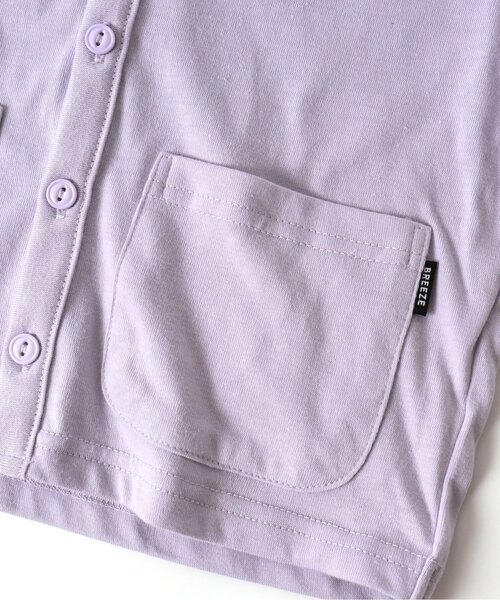 BREEZE（ブリーズ）の「ＵＶカットカーディガン（カーディガン/ボレロ・キッズ・ラベンダー/アイボリー/ミント/ブラウン/ブラック・100/110/140/80/120/130/90）」の19枚目の写真