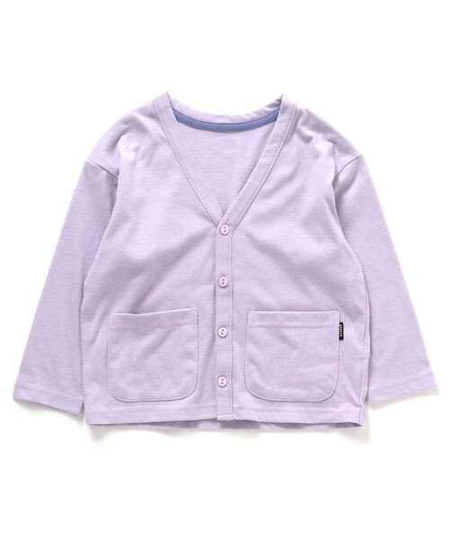 BREEZE（ブリーズ）の「ＵＶカットカーディガン（カーディガン/ボレロ・キッズ・ラベンダー/アイボリー/ミント/ブラウン/ブラック・100/110/140/80/120/130/90）」の8枚目の写真