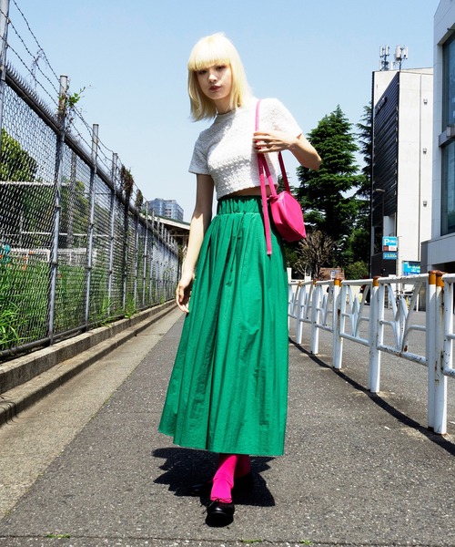 PUNYUS(プニュズ)の「ロゴカメラバッグ(ショルダーバッグ・レディース・ブラック/シルバー/ピンク/グリーン・FREE)」の6枚目の写真