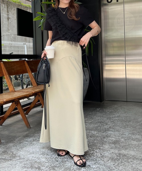 CAPRICIEUX LE'MAGE(カプリシューレマージュ)の「チュールSET Tシャツ(Tシャツ/カットソー・レディース・ブラック/ホワイト/ベージュ・FREE)」の17枚目の写真