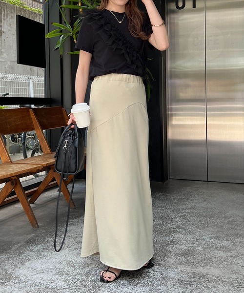 CAPRICIEUX LE'MAGE(カプリシューレマージュ)の「チュールSET Tシャツ(Tシャツ/カットソー・レディース・ブラック/ホワイト/ベージュ・FREE)」の20枚目の写真