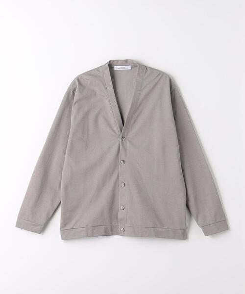 green label relaxing（グリーンレーベルリラクシング）の「DUADRY CLEAN バーズアイ カーディガン -吸水速乾・抗菌-（カーディガン/ボレロ・メンズ・ダークグレー/ベージュ/ネイビー・S/M/XL/L）」の21枚目の写真